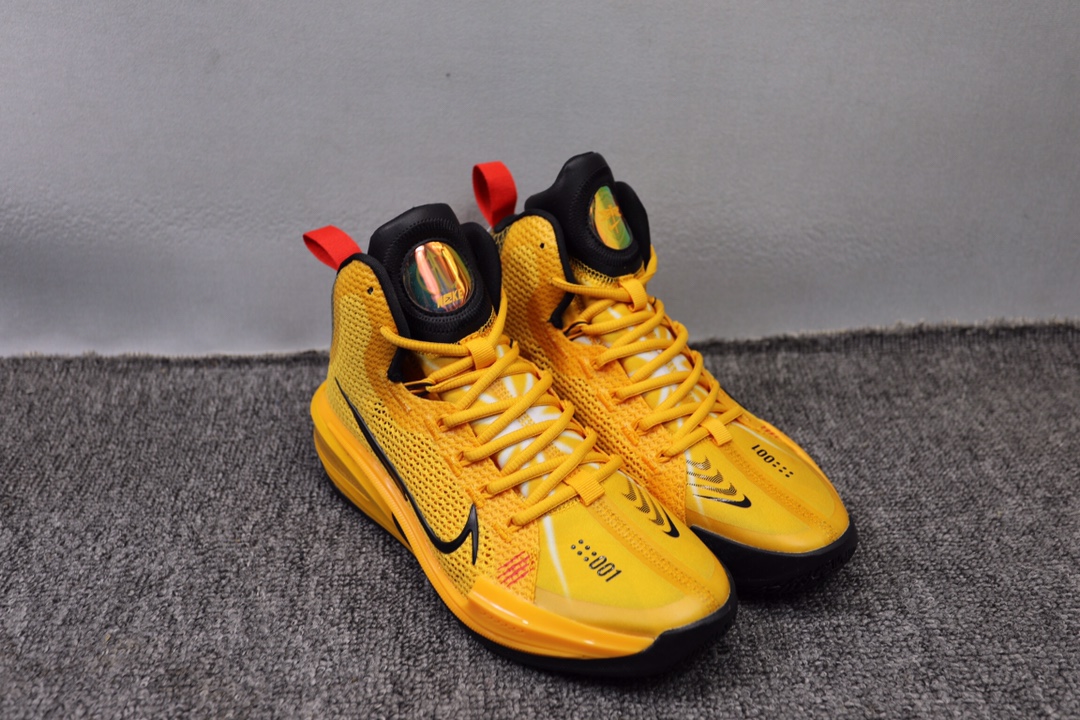 2022 NIKE AIR ZOOM G.T.JUMP EP Brucee Lee Yellow Black Red Shoes